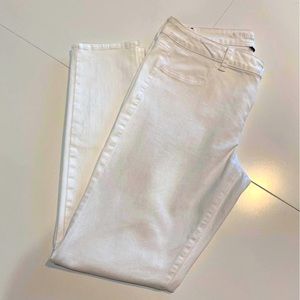 American Eagle White Skinny Jeans Size 14